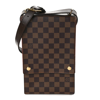 Louis Vuitton Damier Ebene Portobello Travel Shoulder Bag 1 of 8