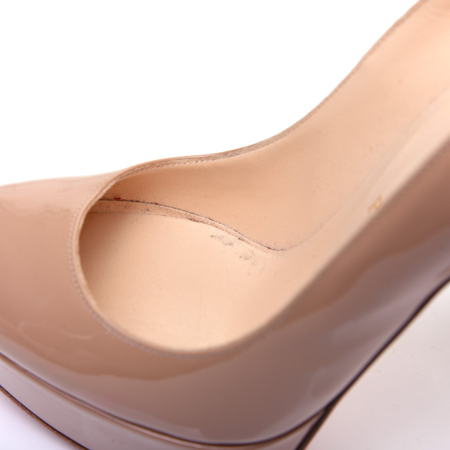 Patent Bianca 140 Pumps 37.5 Nude