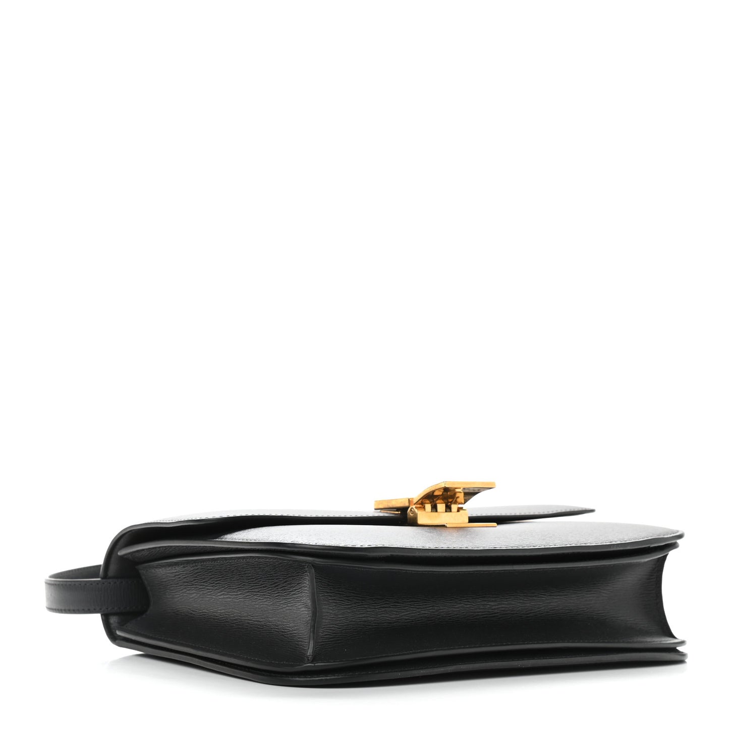 Liege Calfskin Medium Classic Box Flap Bag Anthracite