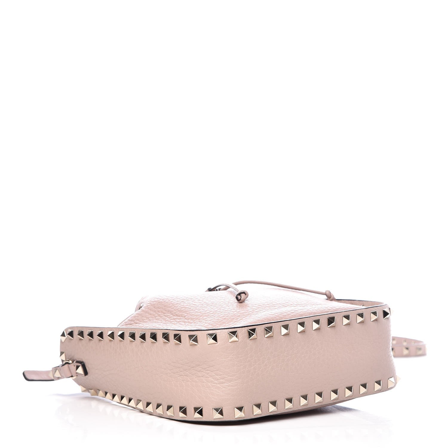 Valentino Garavani Alce Printed Calfskin Rockstud Bucket Bag Poudre 4 of 9