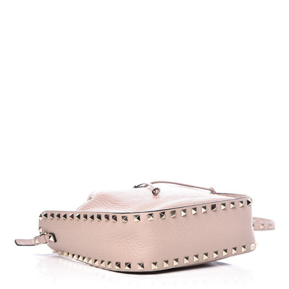 Valentino Garavani Alce Printed Calfskin Rockstud Bucket Bag Poudre 4 of 9