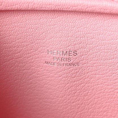 Hermes Chevre Mysore Mini Plume Rose Sakura 6 of 10
