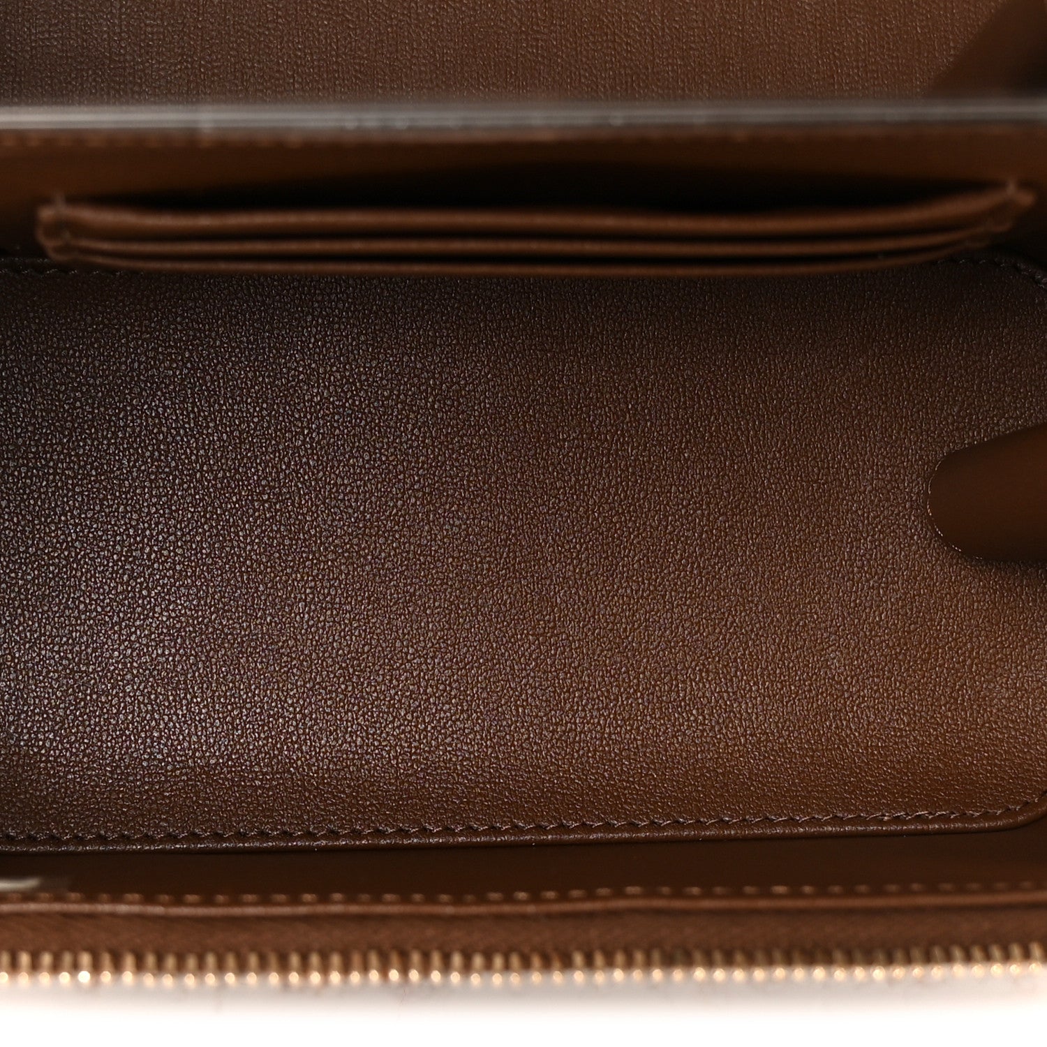 Chanel Tweed Small Top Handle Vanity Case With Chain Brown Multicolor 5 of 11