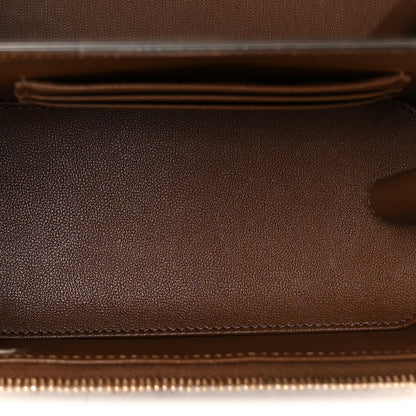 Chanel Tweed Small Top Handle Vanity Case With Chain Brown Multicolor 5 of 11