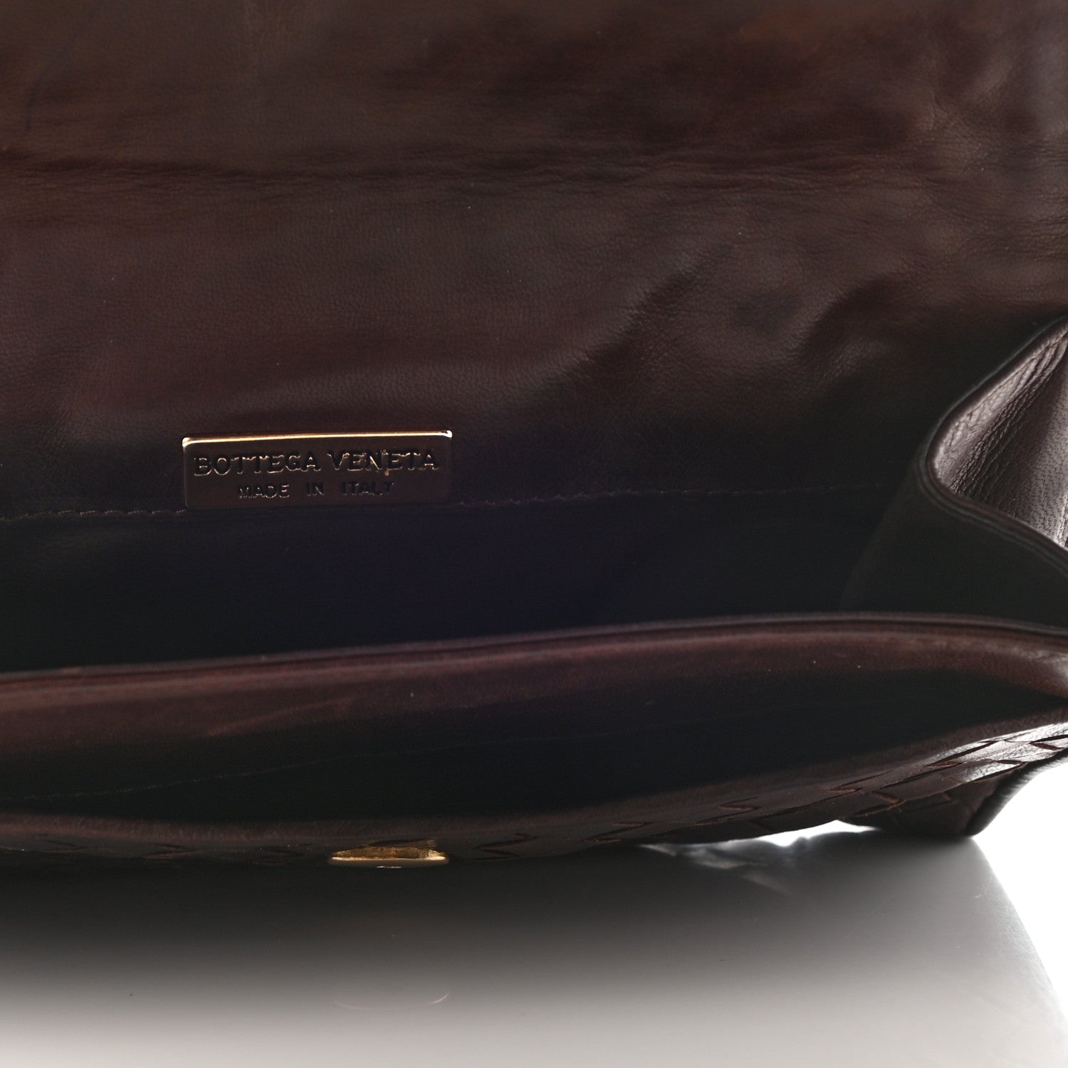 Bottega Veneta Nappa Intrecciato Flap Clutch 5 of 11