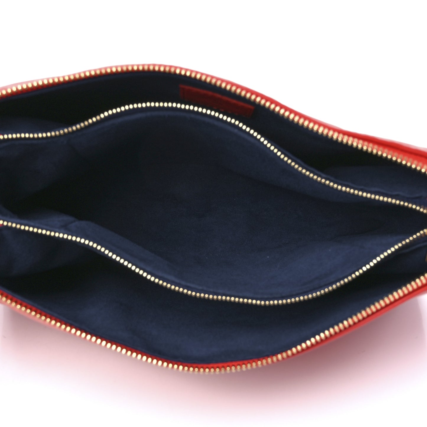 Lambskin Embossed Monogram Coussin PM Red