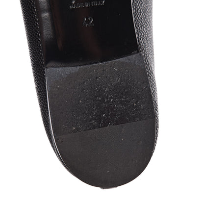 Chanel Caviar CC Cap Toe Ballerina Flats 42 Black 12 of 17