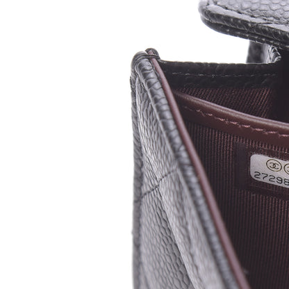 Chanel Caviar Quilted Large Flap Wallet Black 8 of 9