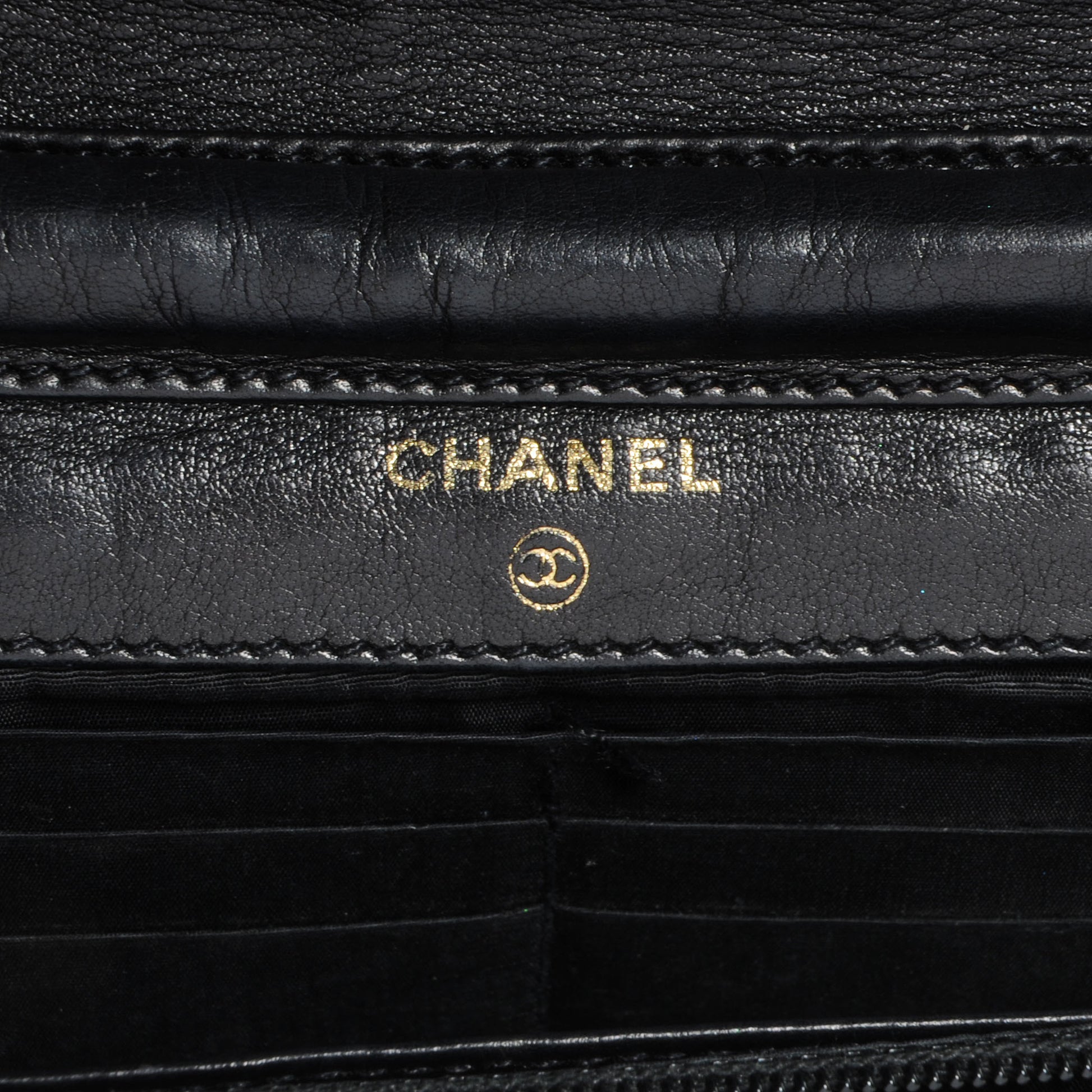 Chanel Caviar Wallet on Chain WOC Black 6 of 8