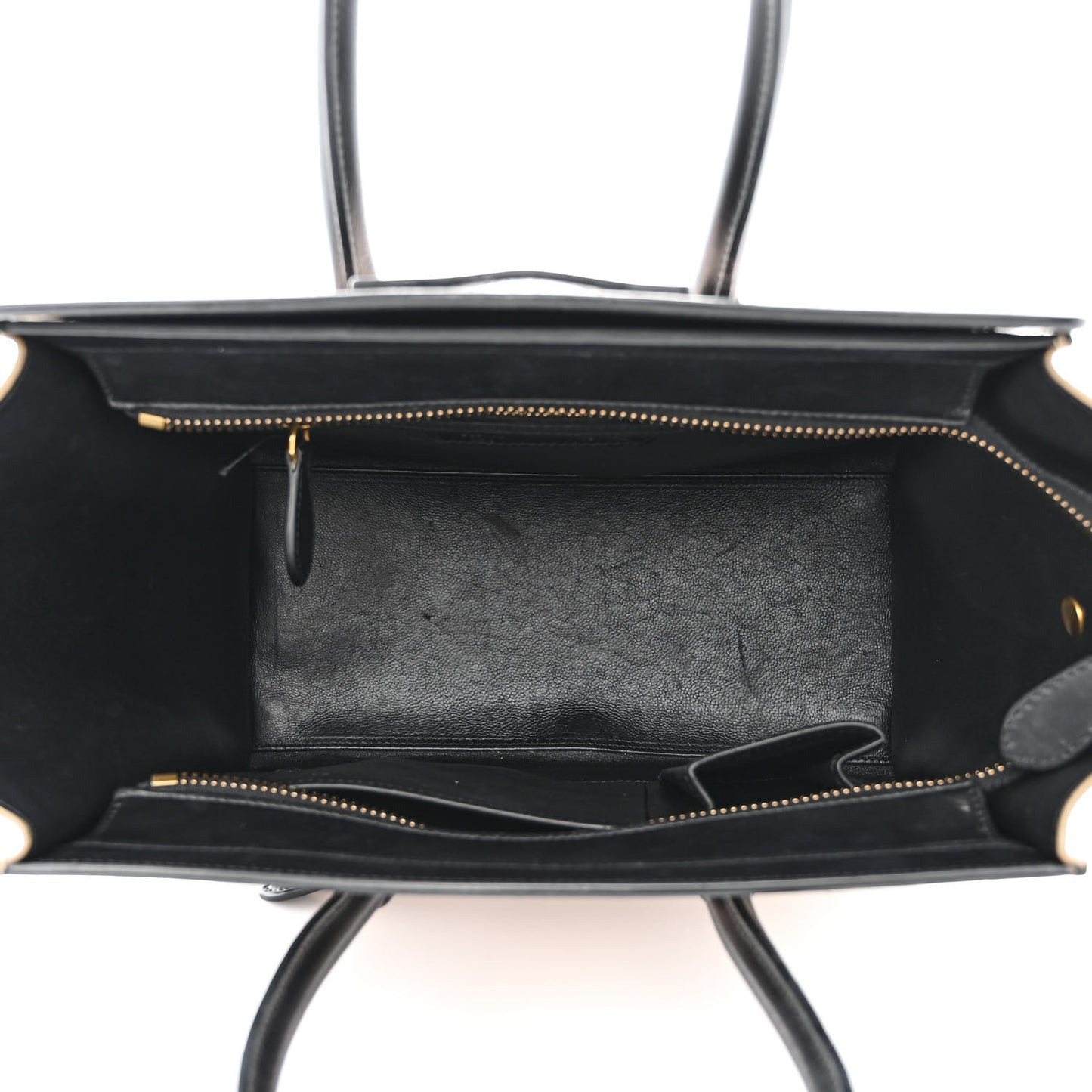 Goatskin Smooth Calfskin Micro Tri-Color Luggage Olive