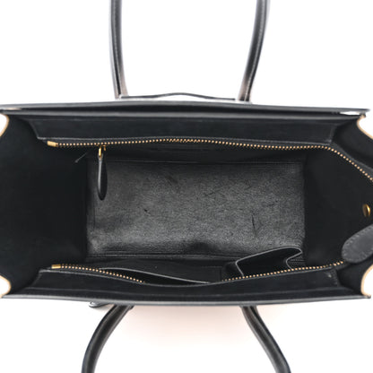 Celine Goatskin Smooth Calfskin Micro Tri-Color Luggage Olive 5 of 16