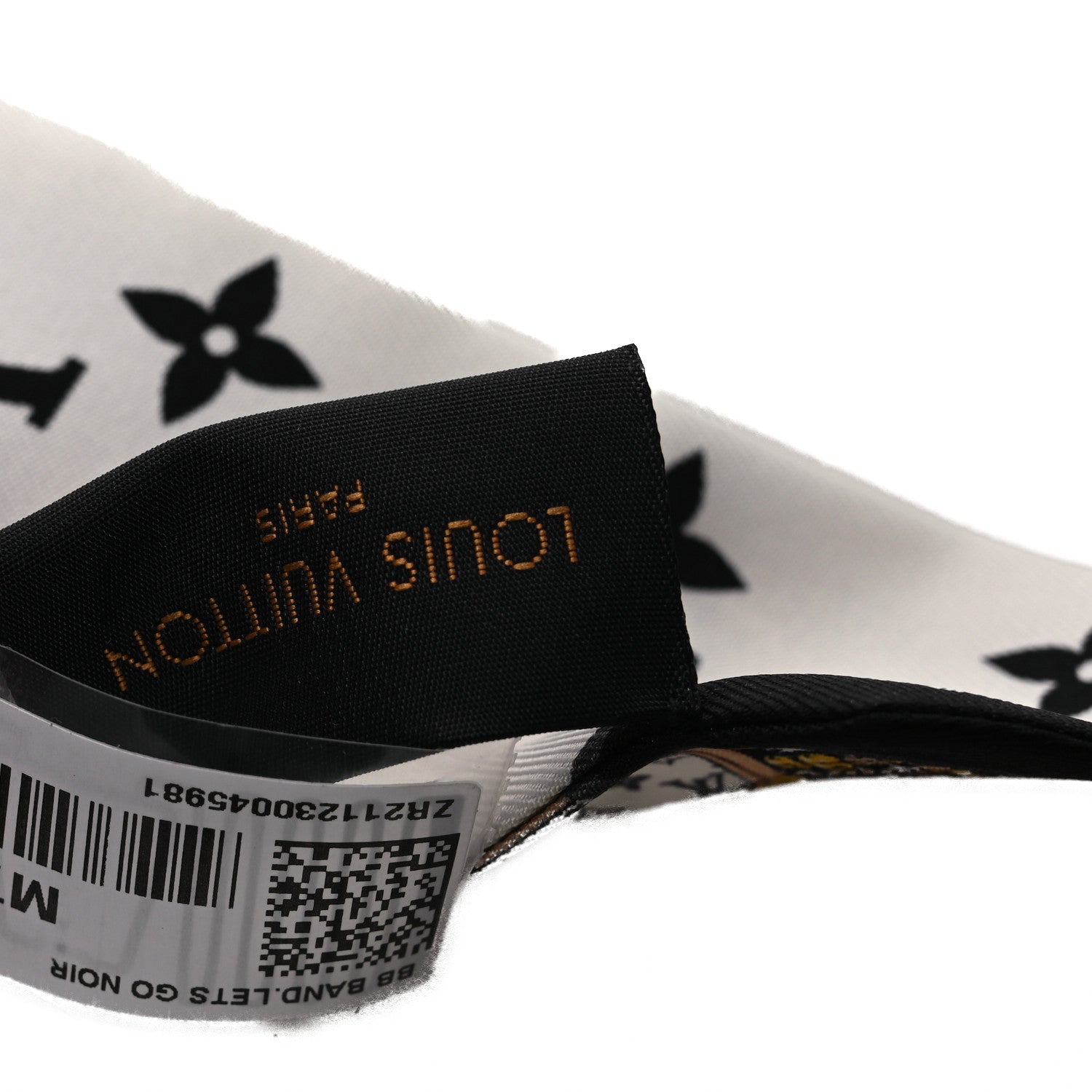 Louis Vuitton Silk Monogram Let's Go BB Bandeau Black 3 of 4