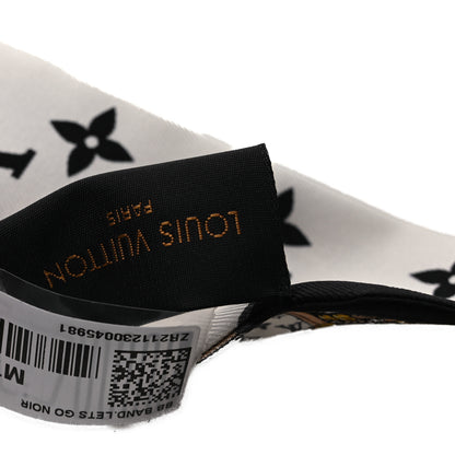 Louis Vuitton Silk Monogram Let's Go BB Bandeau Black 3 of 4