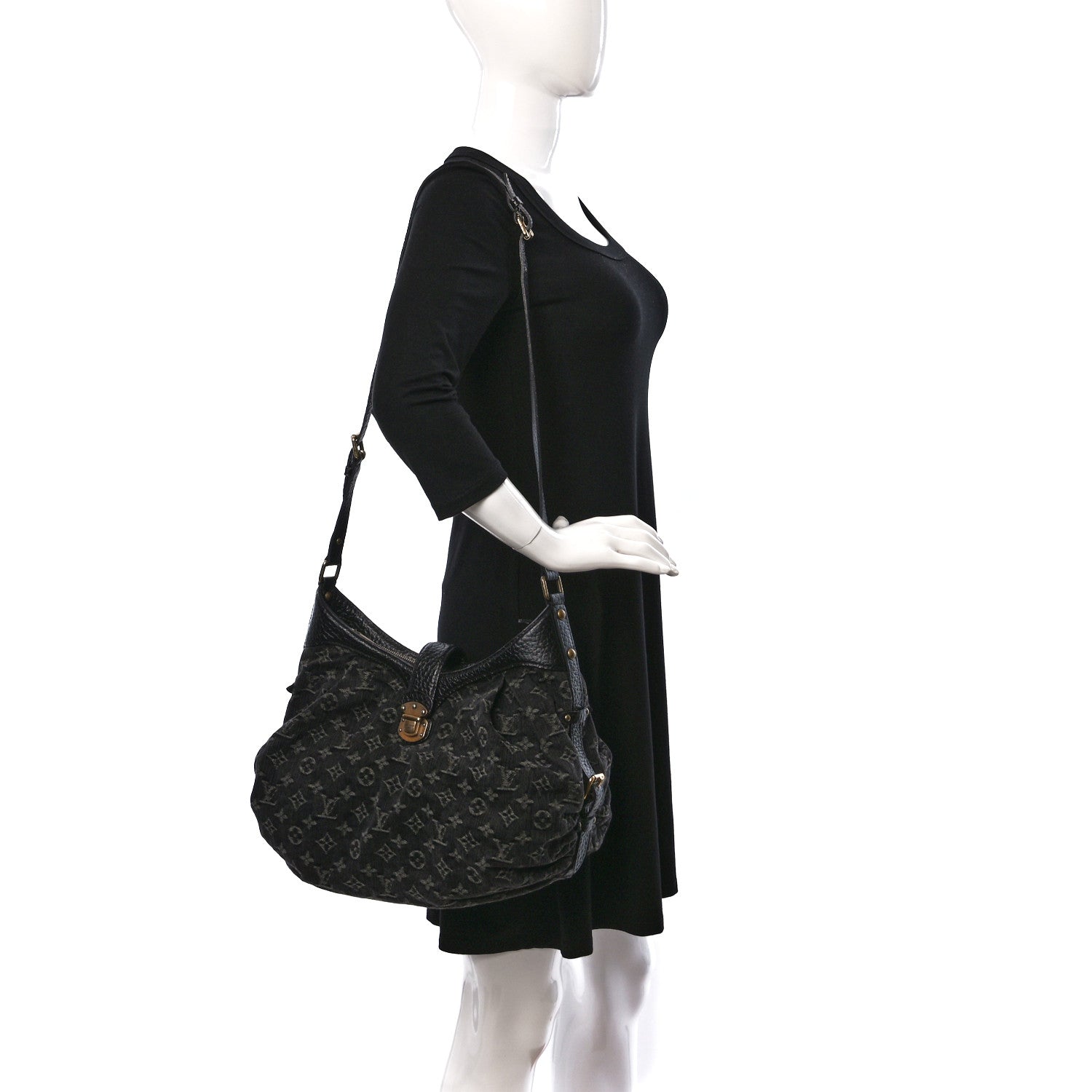 Louis Vuitton Denim Mahina XS Black 2 of 8