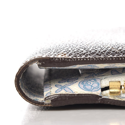 Louis Vuitton Monogram Fleuri Insolite PM Wallet Violet 7 of 7