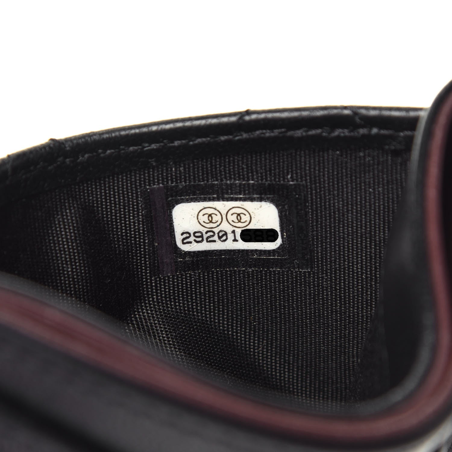 Chanel Lambskin Quilted Card Holder Black 8 of 8
