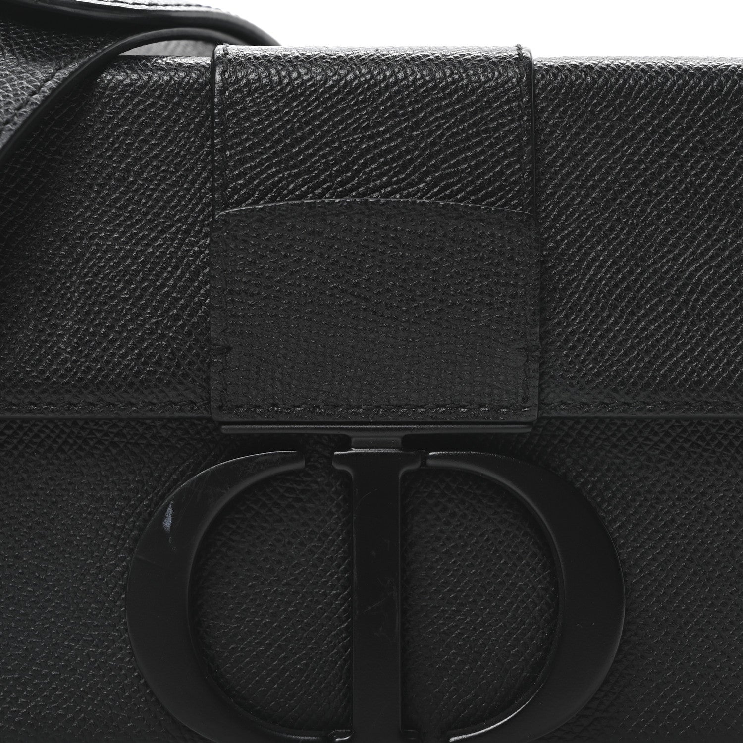 Christian Dior Ultra Matte Grained Calfskin 30 Montaigne Box Bag Black 7 of 9
