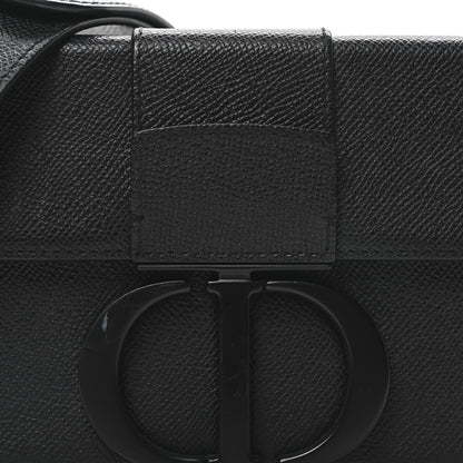 Christian Dior Ultra Matte Grained Calfskin 30 Montaigne Box Bag Black 7 of 9