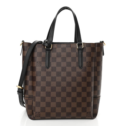 Louis Vuitton Damier Ebene Belmont PM Black 3 of 12