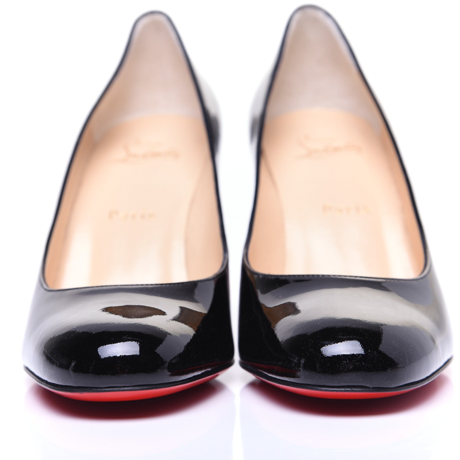 Christian Louboutin Patent Baobab 85 Pumps 38.5 Black 2 of 11