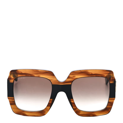 Gucci Square Frame GG0178S Sunglasses Havana 2 of 8