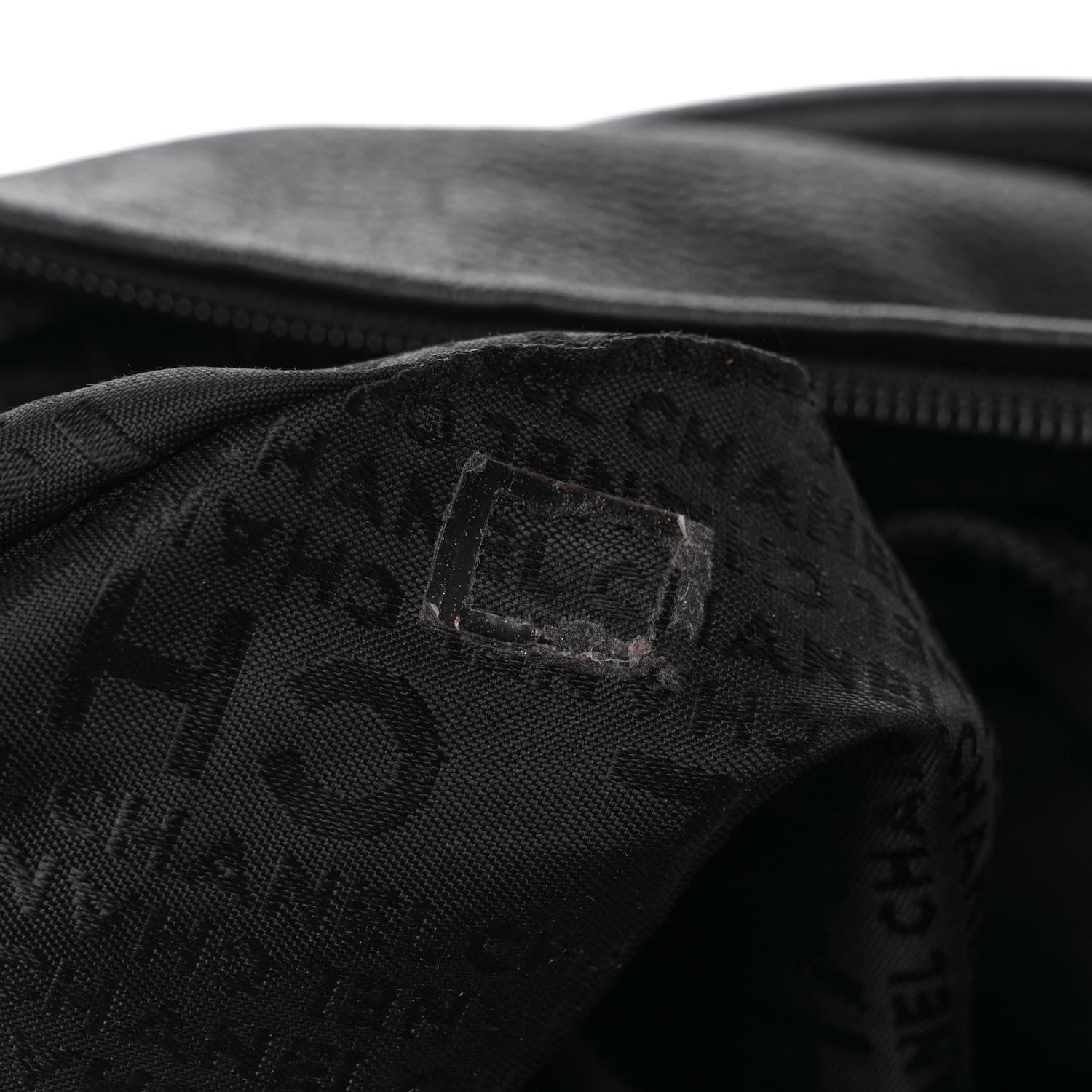 Chanel Grained Calfskin Tassel Hobo Black 7 of 9