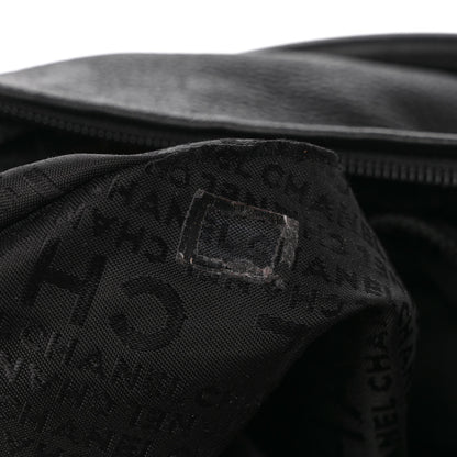 Chanel Grained Calfskin Tassel Hobo Black 7 of 9