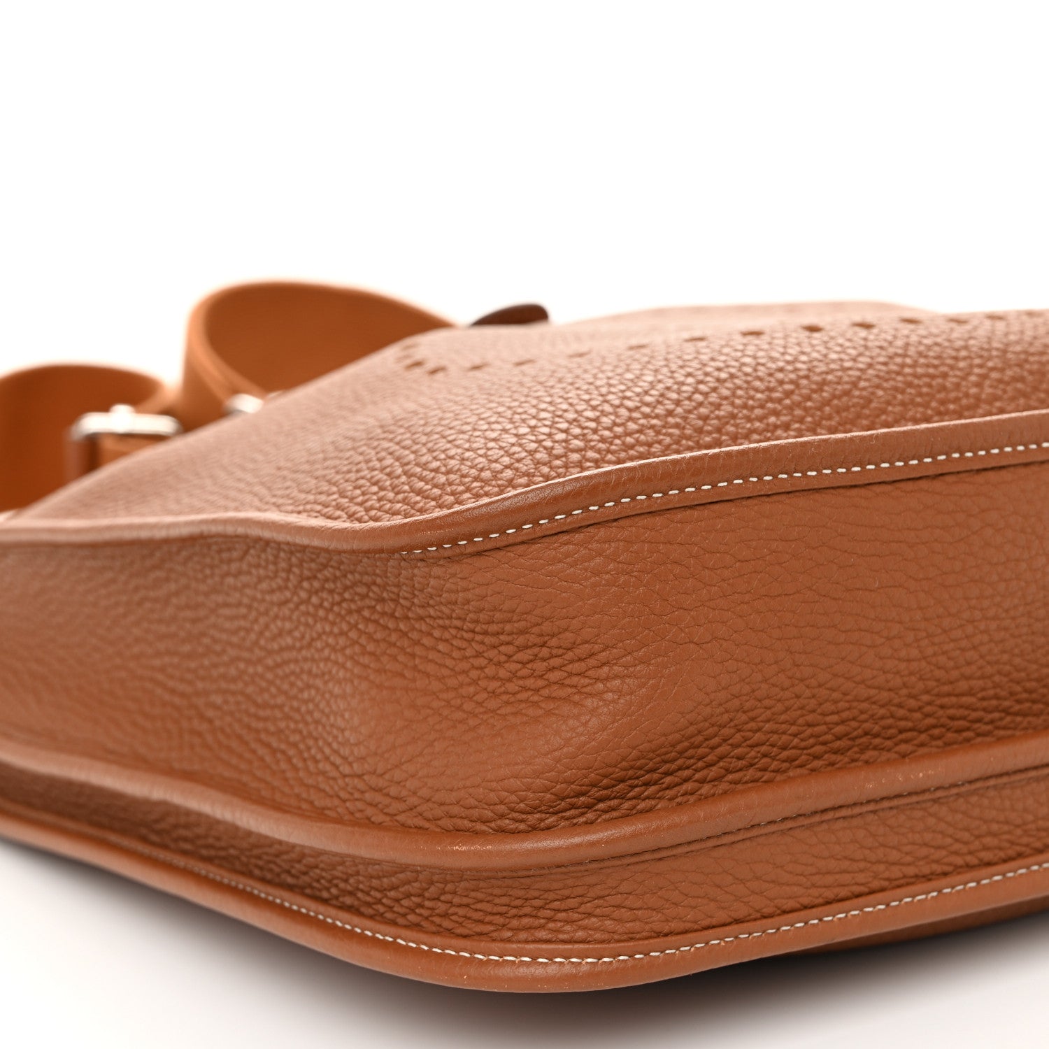 Hermes Taurillon Clemence Evelyne III PM Gold 9 of 10