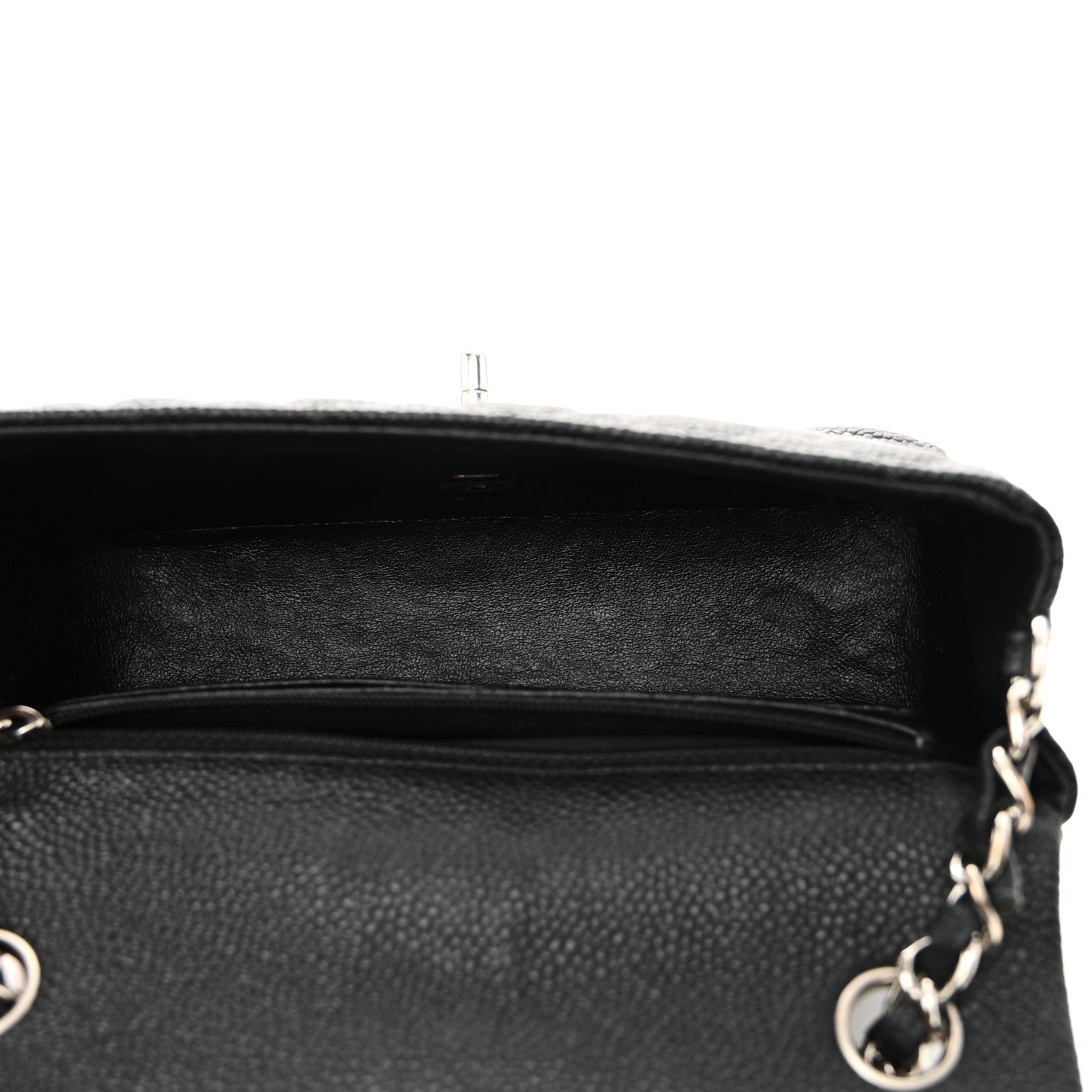 Chanel Caviar Quilted Mini Rectangular Flap Black 5 of 10