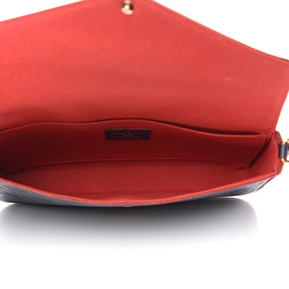 Louis Vuitton Empreinte Pochette Felicie Chain Wallet Marine Rouge 4 of 12