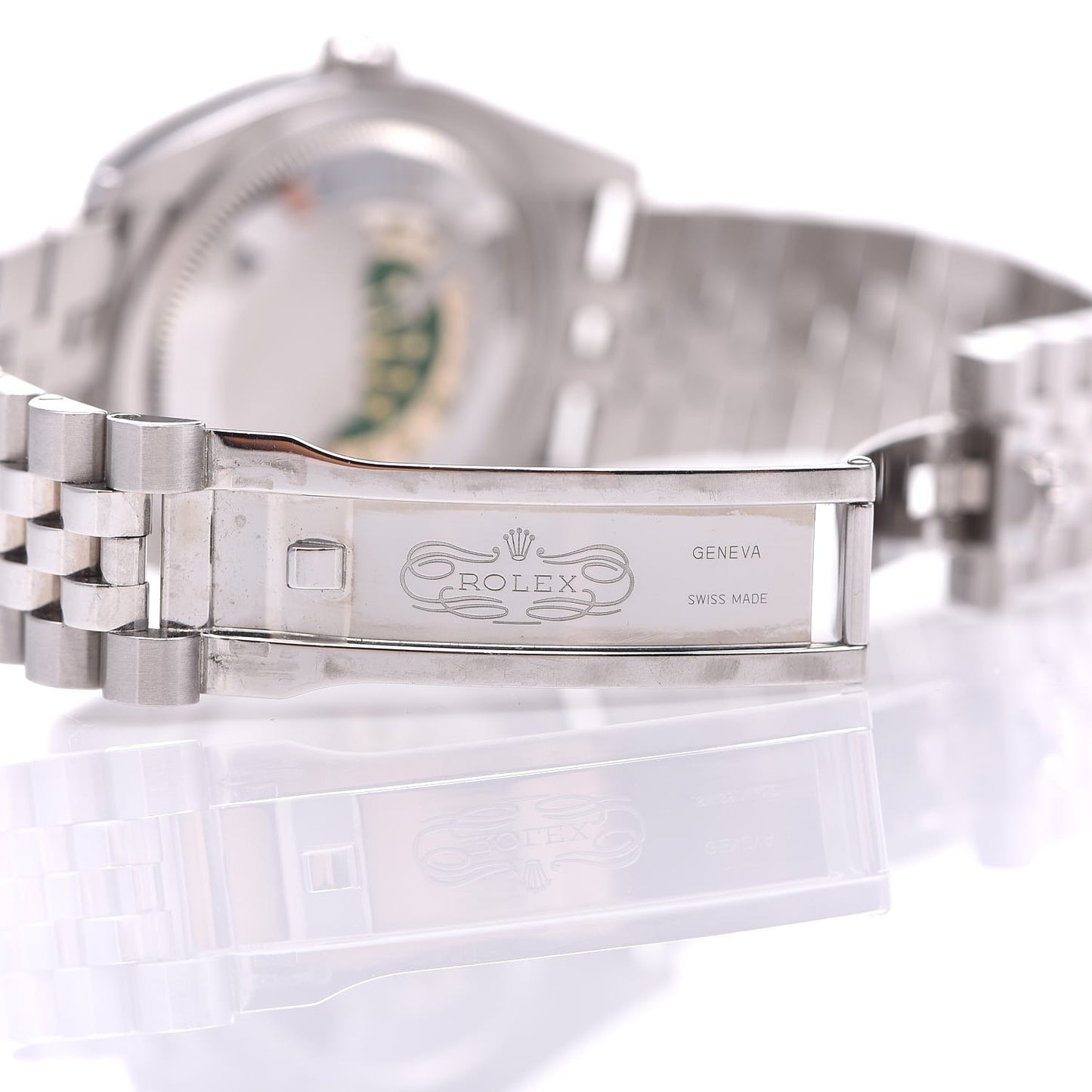 Stainless Steel 18K White Gold 36mm Oyster Perpetual Datejust Watch Black Jubilee Roman 116234