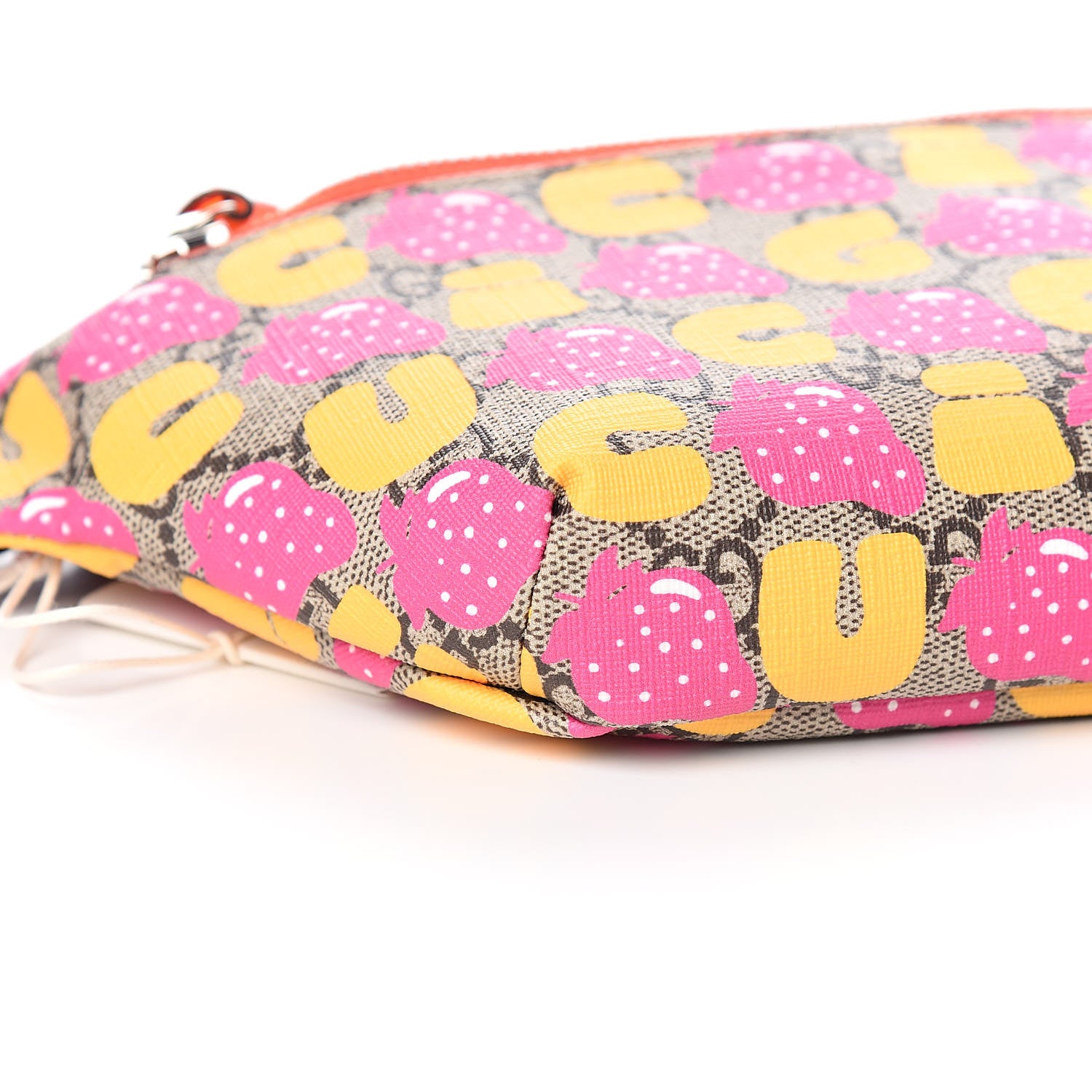 Gucci GG Supreme Monogram Childrens Strawberry Print Belt Bag Multicolor 8 of 10