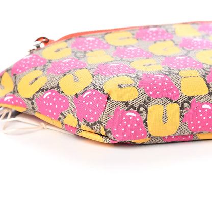 Gucci GG Supreme Monogram Childrens Strawberry Print Belt Bag Multicolor 8 of 10