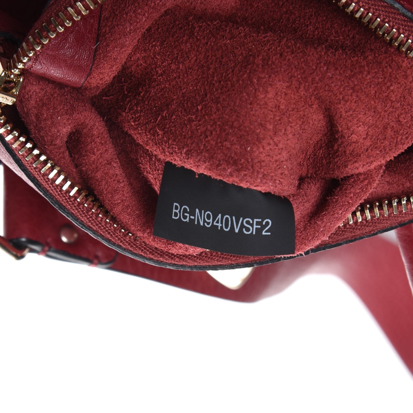 Pebbled Calfskin Small Rockstud Flip-Lock Messenger Bag Rubino