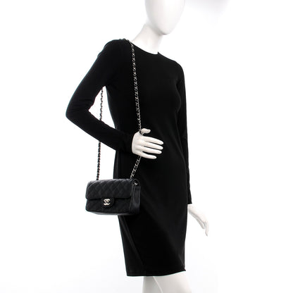 Chanel Caviar Quilted Mini Rectangular Flap Black 2 of 8