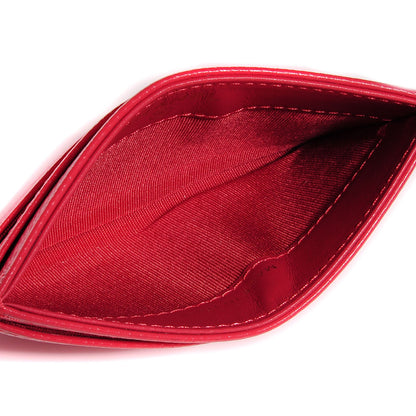 Chanel Caviar Timeless CC Card Holder Coral 5 of 8