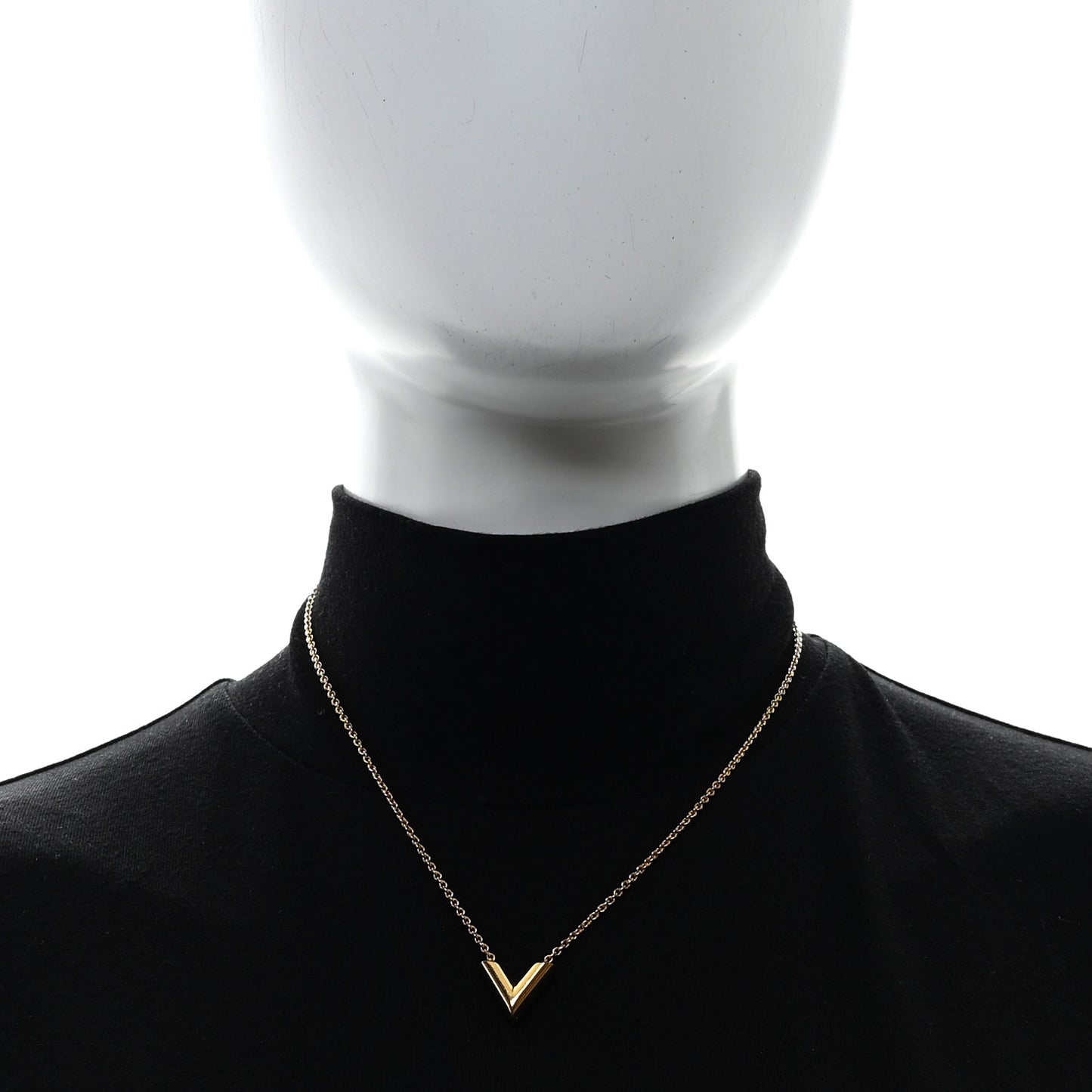 Essential V Necklace Gold