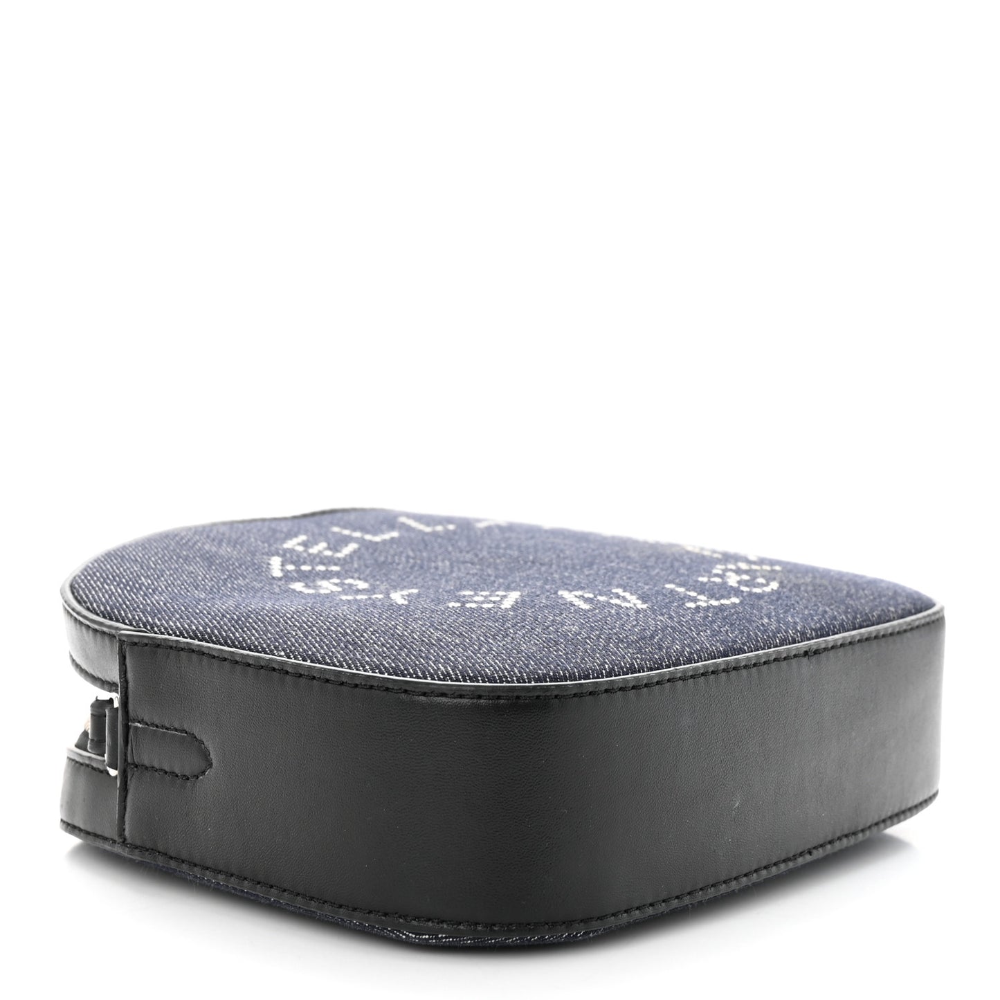 Denim Eco Alter Nappa Studded Logo Camera Bag