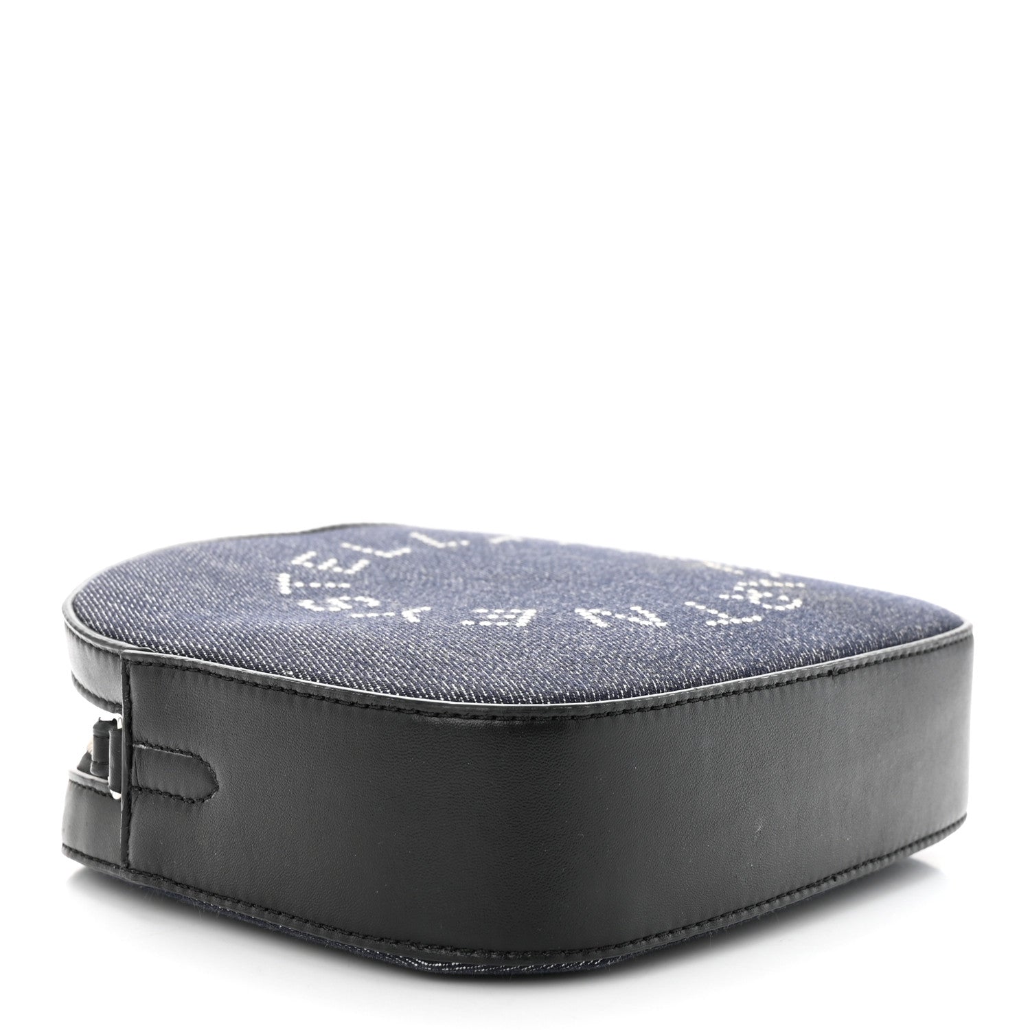 Stella McCartney Denim Eco Alter Nappa Studded Logo Camera Bag 4 of 12