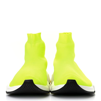 Balenciaga Neoprene Knit Mens Speed Sneakers 44 Yellow Fluo 2 of 6