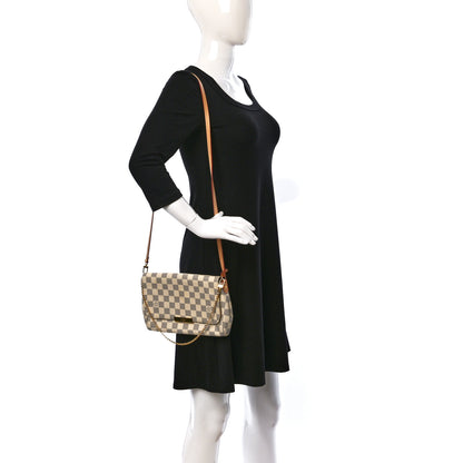 Louis Vuitton Damier Azur Favorite MM 2 of 16