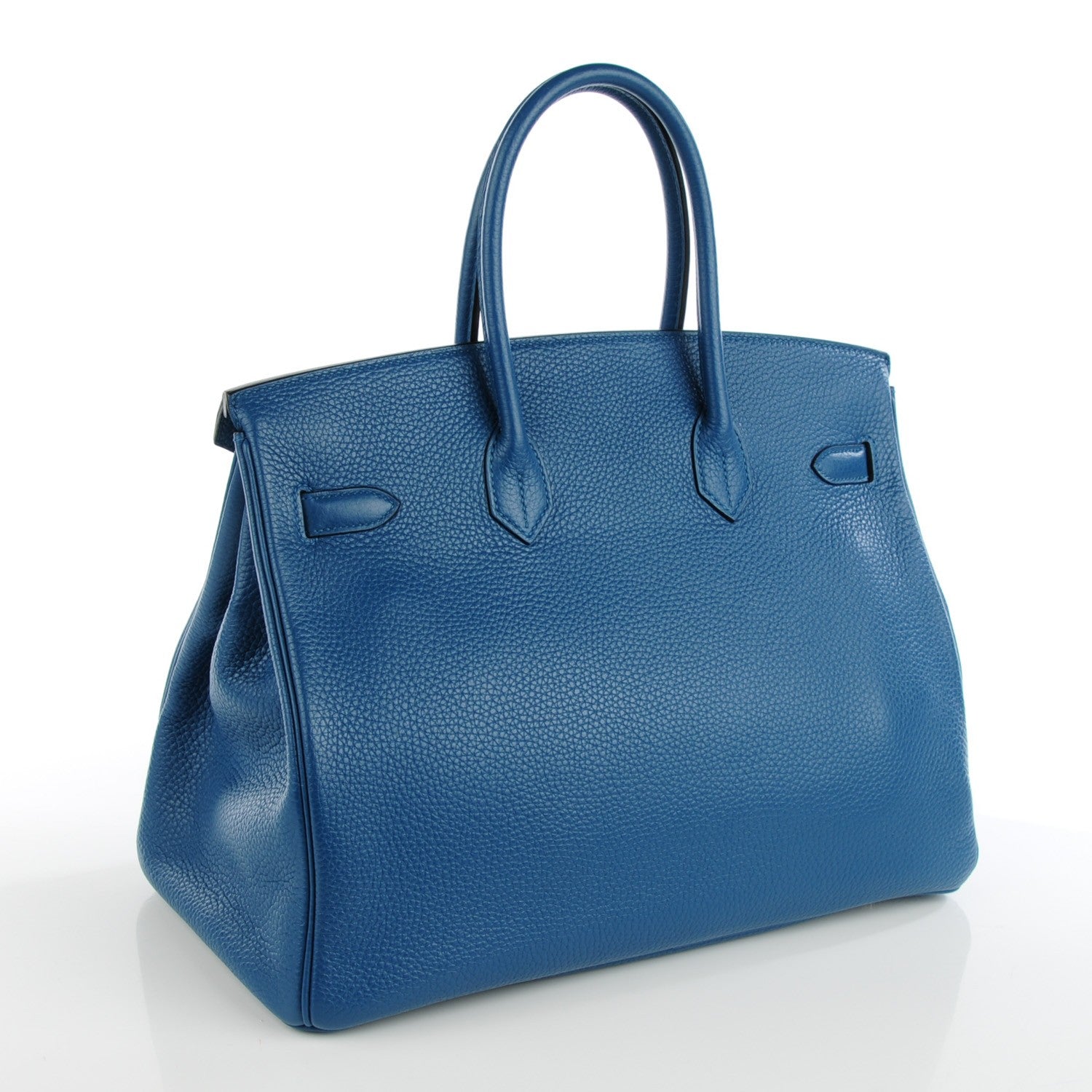 Hermes Taurillon Clemence Birkin 35 Bleu Thalassa 16 of 22