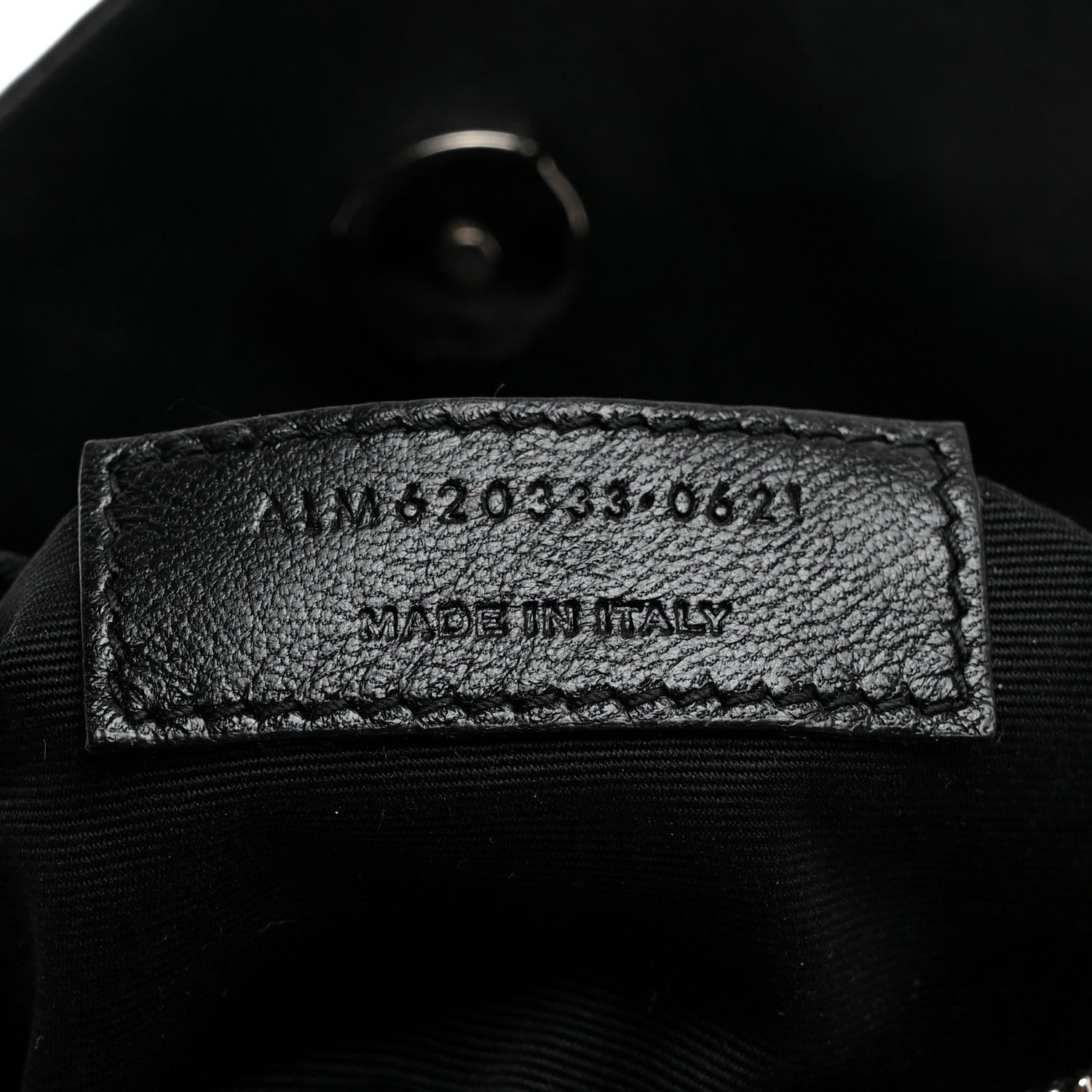 Saint Laurent Lambskin Quilted Toy Loulou Puffer Monogram Chain Satchel Black 8 of 16