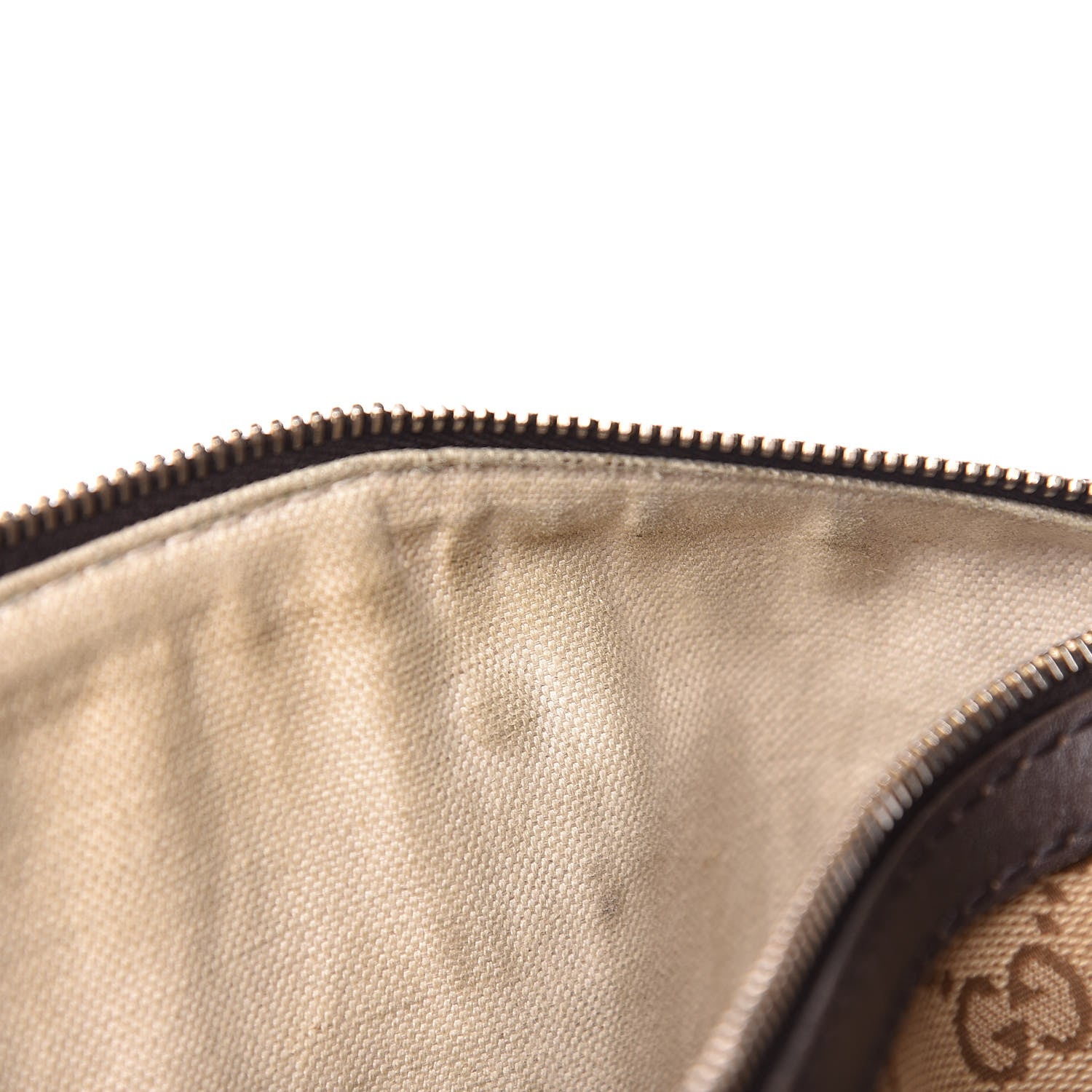Gucci Monogram Vintage Web Medium Boston Dark Brown 11 of 24