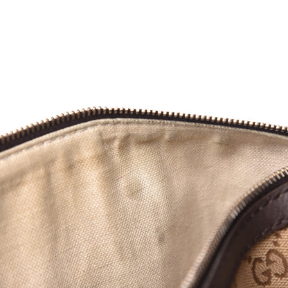 Gucci Monogram Vintage Web Medium Boston Dark Brown 11 of 24