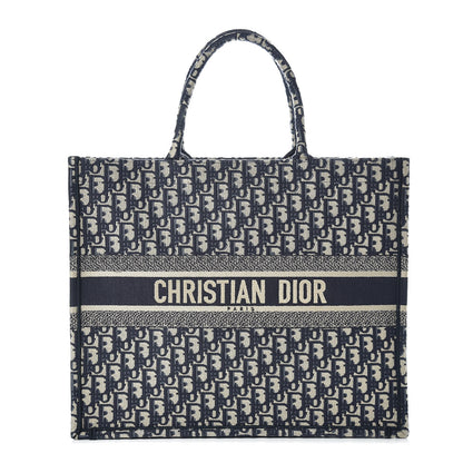 Christian Dior Oblique Book Tote Blue Multicolor 1 of 9