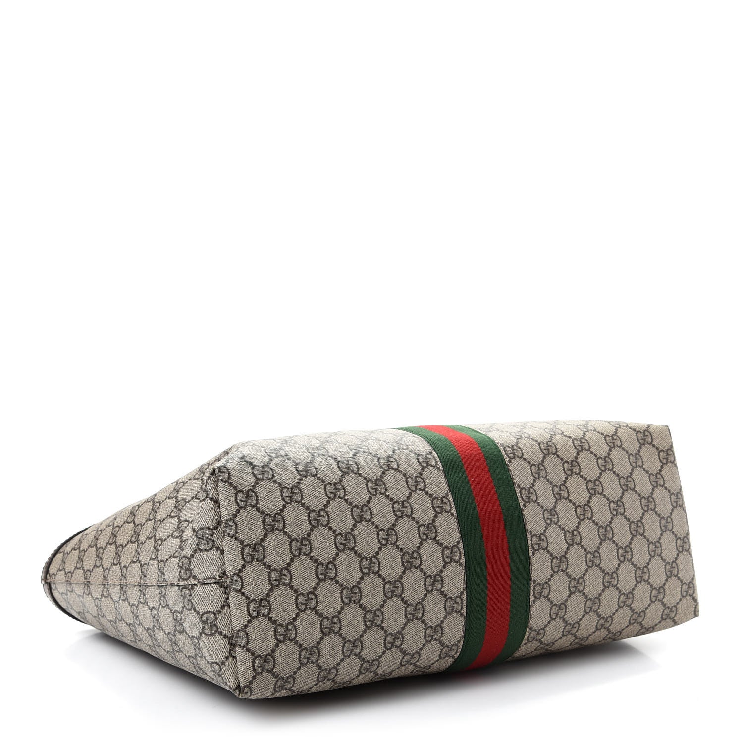Gucci GG Supreme Monogram Medium Ophidia Shopping Tote Brown 4 of 9