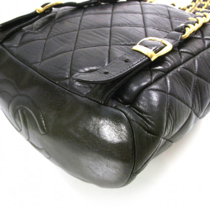 Chanel Lambskin Quilted Backpack Black 6 of 11