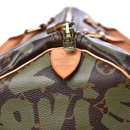 Louis Vuitton Graffiti Keepall 50 Kaki 6 of 17