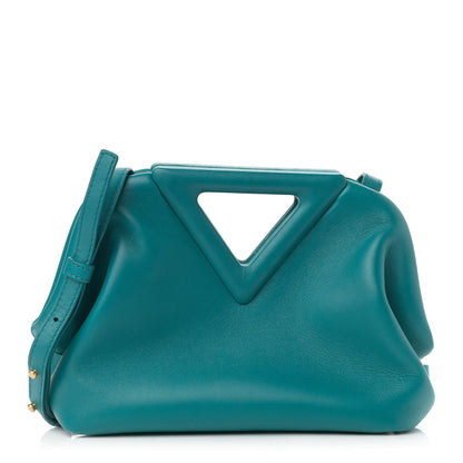 Bottega Veneta Calfskin Small The Point Triangle Bag Mallard 1 of 8